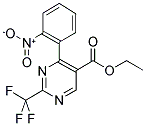 ETHYL-2-TRIFLUOROMETHYL-4-(2-NITROPHENYL)-5-PYRIMIDINE CARBOXYLATE Struktur