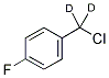 4-FLUOROBENZYL-ALPHA,ALPHA-D2 CHLORIDE Structure