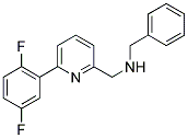 N-BENZYL-1-[6-(2,5-DIFLUOROPHENYL)PYRIDIN-2-YL]METHANAMINE Structure