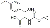 2-TERT-BUTOXYCARBONYLAMINO-3-(4-ETHYL-PHENYL)-3-HYDROXY-PROPIONIC ACID Struktur