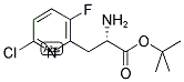 (S)-3-(2'-CHLORO-5'-FLUOROPYRIDYL-6')ALANINE T-BUTYL ESTER Struktur