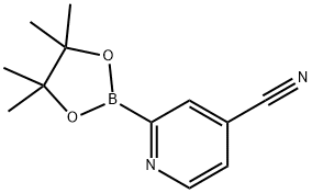 4-氰基吡啶-2-硼酸頻哪醇酯 結(jié)構(gòu)式