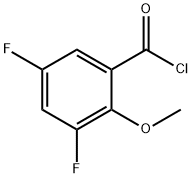 3,5-DIFLUORO-2-METHOXYBENZOYL CHLORIDE Struktur