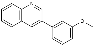 3-(3-METHOXYPHENYL)QUINOLINE Struktur