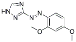 3-[(E)-(2,4-DIMETHOXYPHENYL)DIAZENYL]-1H-1,2,4-TRIAZOLE Struktur