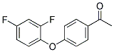 4'-(2,4-DIFLUOROPHENOXY)ACETOPHENONE Structure