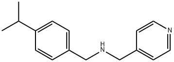 (4-ISOPROPYLBENZYL)(PYRIDIN-4-YLMETHYL)AMINE Struktur