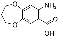 8-AMINO-3,4-DIHYDRO-2H-1,5-BENZODIOXEPINE-7-CARBOXYLIC ACID Struktur