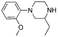 3-ETHYL-1-(2-METHOXYPHENYL)PIPERAZINE Struktur