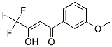 (2Z)-4,4,4-TRIFLUORO-3-HYDROXY-1-(3-METHOXYPHENYL)BUT-2-EN-1-ONE Struktur