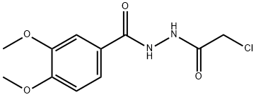 N'-(CHLOROACETYL)-3,4-DIMETHOXYBENZOHYDRAZIDE Struktur