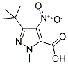 5-TERT-BUTYL-2-METHYL-4-NITRO-2 H-PYRAZOLE-3-CARBOXYLIC ACID Struktur