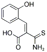(2E)-2-(AMINOCARBONOTHIOYL)-3-(2-HYDROXYPHENYL)ACRYLIC ACID Struktur
