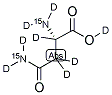 L-ASPARAGINE-15N2,D8 Struktur