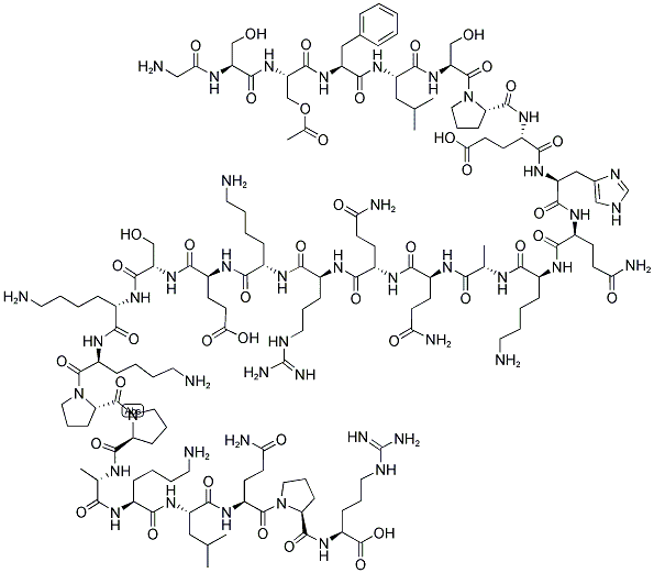 GHRELIN, RAT, SER(ACETYL) Struktur