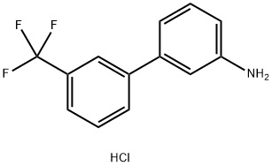 3'-TRIFLUOROMETHYL-BIPHENYL-3-YLAMINE HYDROCHLORIDE Structure