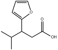 3-FURAN-2-YL-4-METHYL-PENTANOIC ACID Structure