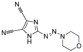 2-[(E)-MORPHOLIN-4-YLDIAZENYL]-1H-IMIDAZOLE-4,5-DICARBONITRILE Struktur