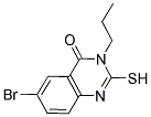 6-BROMO-2-MERCAPTO-3-PROPYLQUINAZOLIN-4(3H)-ONE Struktur