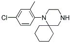 1-(4-CHLORO-2-METHYLPHENYL)-1,4-DIAZASPIRO[5.5]UNDECANE Struktur