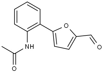 N-[2-(5-FORMYL-2-FURYL)PHENYL]ACETAMIDE Struktur