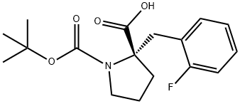 (S)-1-(TERT-ブチルトキシカルボニル)-2-(2-フルオロベンジル)ピロリジン-2-カルボン酸 price.