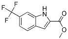 METHYL 6-(TRIFLUOROMETHYL)-1H-INDOLE-2-CARBOXYLATE Structure