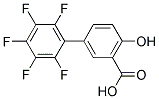 2',3',4',5',6'-PENTAFLUORO-4-HYDROXY[1,1'-BIPHENYL]-3- CARBOXYLIC ACID Struktur