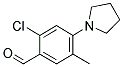 2-CHLORO-5-METHYL-4-PYRROLIDIN-1-YL-BENZALDEHYDE Structure