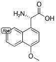(S)-AMINO-(4-METHOXY-NAPHTHALEN-1-YL)-ACETIC ACID Struktur