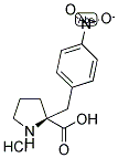 (S)-ALPHA-(4-NITROBENZYL)-PROLINE-HCL Struktur