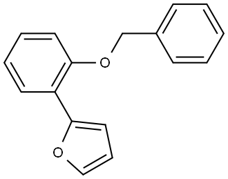 2-[2-(BENZYLOXY)PHENYL]FURAN Struktur
