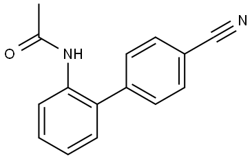N-(4'-CYANO[1,1'-BIPHENYL]-2-YL)ACETAMIDE Struktur