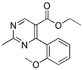 ETHYL-2-METHYL-4-(2-METHOXYPHENYL)-PYRIMIDINE-5-CARBOXYLATE Struktur