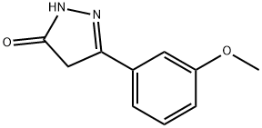 5-(3-METHOXY-PHENYL)-2,4-DIHYDRO-PYRAZOL-3-ONE Struktur