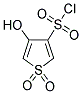 4-HYDROXYTHIOPHENE-3-SULPHONYL CHLORIDE 1,1-DIOXIDE Structure