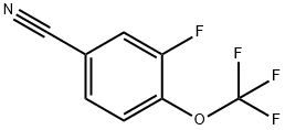 3-氟-4-(三氟甲氧基)氰苯, 886498-94-8, 結(jié)構(gòu)式