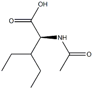 ACETYL-D,L-DIETHYLALANINE Struktur