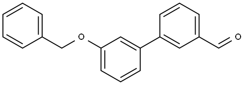 3'-(BENZYLOXY)[1,1'-BIPHENYL]-3-CARBALDEHYDE Struktur