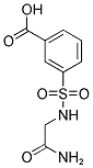 3-[[(2-AMINO-2-OXOETHYL)AMINO]SULFONYL]BENZOIC ACID Struktur