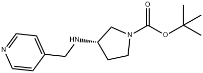 (S)-1-BOC-3-N-(PYRIDIN-4-YLMETHYL)-AMINO-PYRROLIDINE Structure