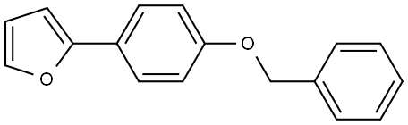 2-[4-(BENZYLOXY)PHENYL]FURAN Struktur