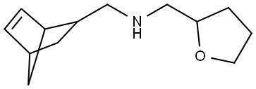 BICYCLO[2.2.1]HEPT-5-EN-2-YLMETHYL-(TETRAHYDRO-FURAN-2-YLMETHYL)-AMINE Struktur