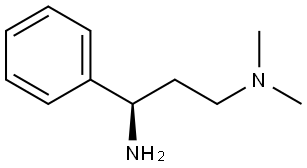 (R)-N1,N1-DIMETHYL-3-PHENYLPROPANE-1,3-DIAMINE Struktur