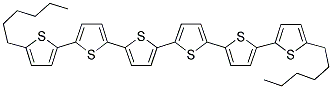 ALPHA,OMEGA-DIHEXYLSEXITHIOPHENE Structure