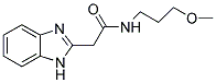 2-(1H-BENZIMIDAZOL-2-YL)-N-(3-METHOXYPROPYL)ACETAMIDE Struktur