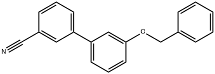3'-(BENZYLOXY)[1,1'-BIPHENYL]-3-CARBONITRILE Structure