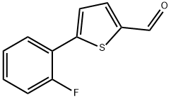 5-(2-氟苯基)-2-噻吩甲醛, 886508-80-1, 結(jié)構(gòu)式