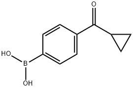 4-(CYCLOPROPYLCARBONYL)PHENYLBORONIC ACID Structure