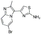 4-(6-BROMO-2-METHYL-IMIDAZO[1,2-A]PYRIDIN-3-YL)-THIAZOL-2-YLAMINE Struktur
